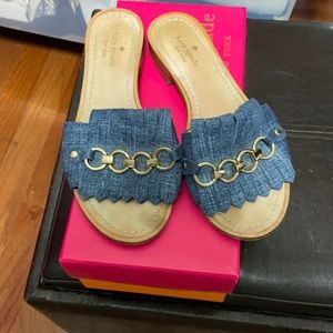 Kate Spade Denim Slides